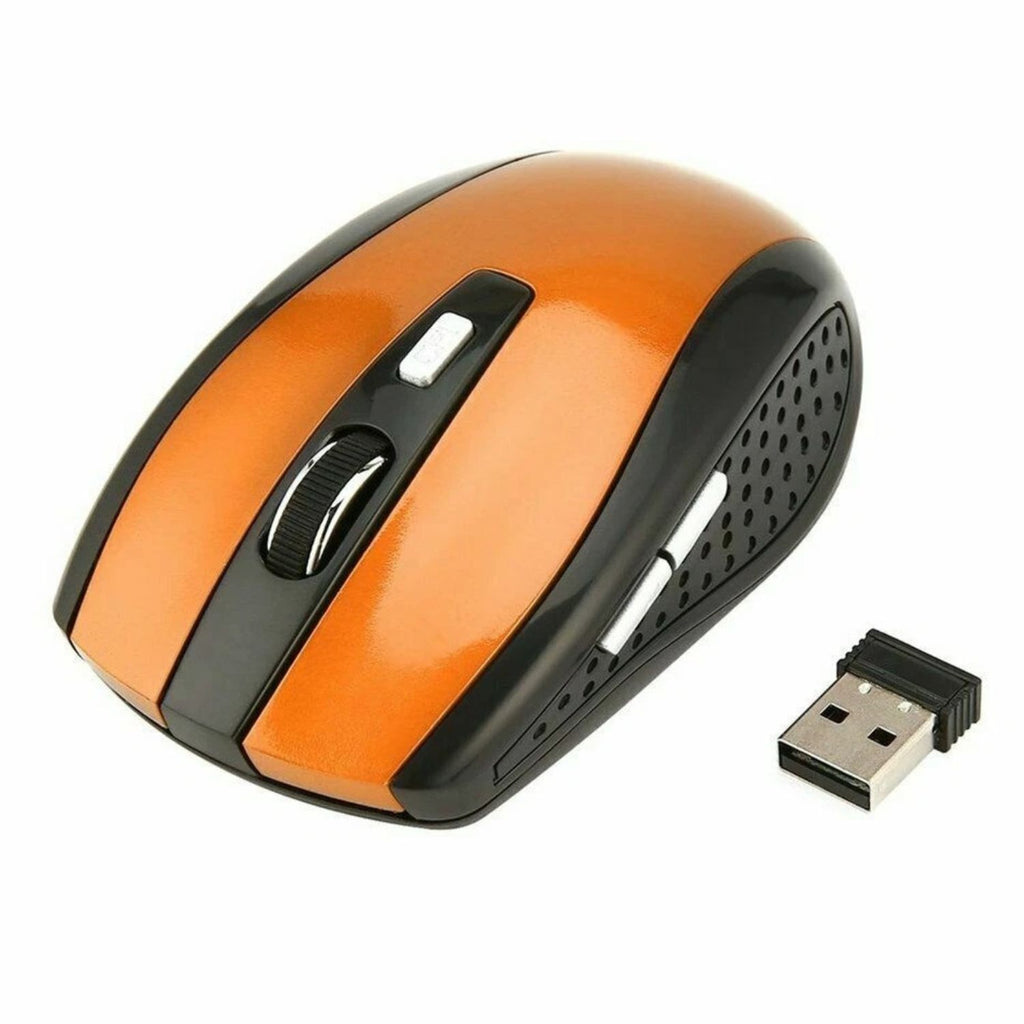 2.4GHz Wireless Optical Mouse with USB Receiver for PC Laptop Adjustable DPI