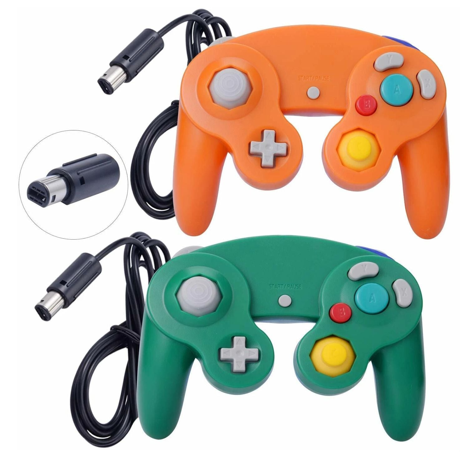 Pack of 2 Wired NGC Controller for Nintendo GameCube and Wii U