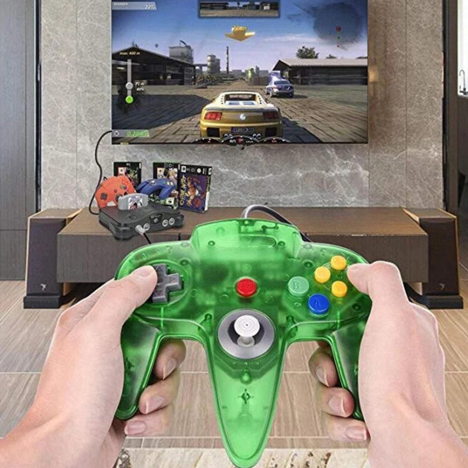 Wired Controller for Nintendo 64 N64 Console Classic Joystick Gamepad