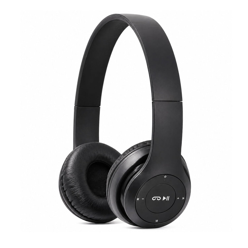 Wireless Bluetooth 5.0 Over-Ear Headphones with FM Radio and Mic