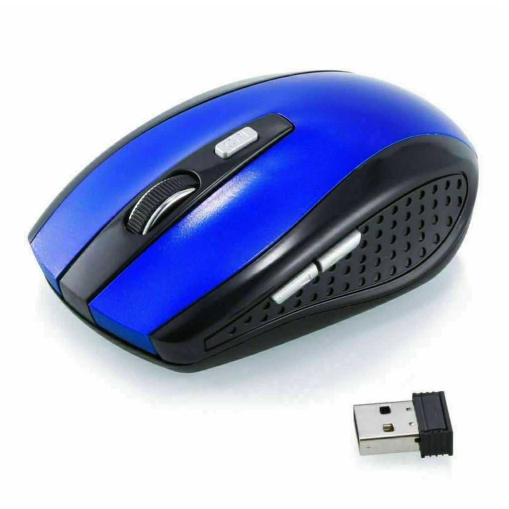 2.4GHz Wireless Optical Mouse with USB Receiver for PC Laptop Adjustable DPI