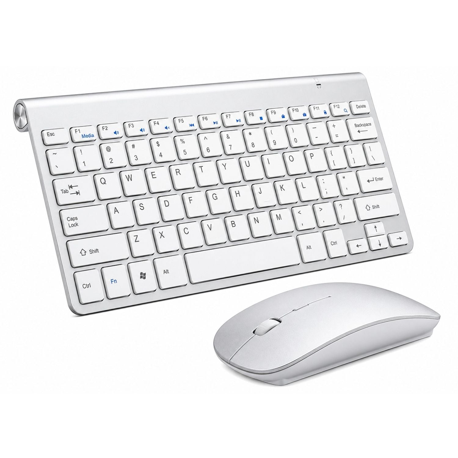 Mini Wireless Keyboard and Mouse Set 2.4G Waterproof for Mac Apple PC