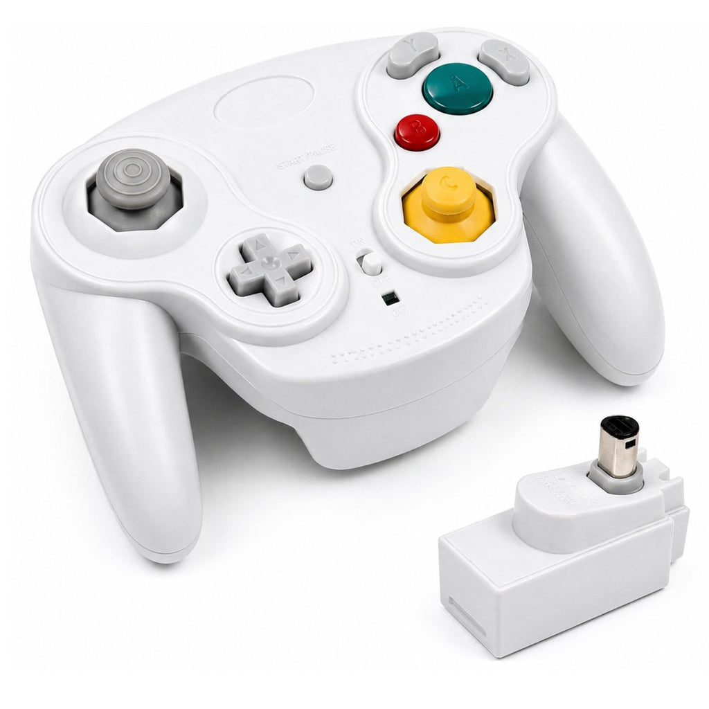 Wireless GameCube Controller with Adapter Retro Classic GC NGC Gamepad