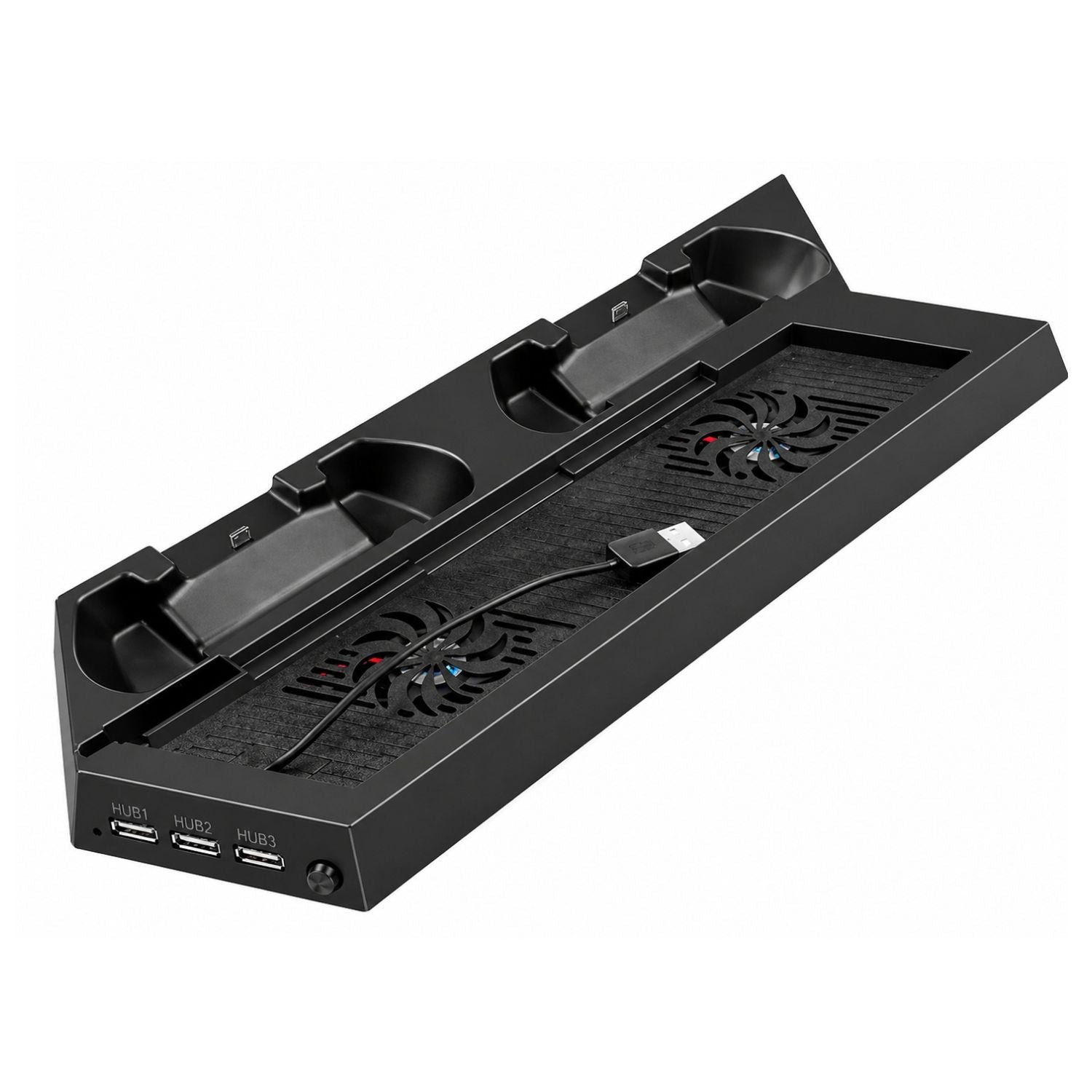 PS4 Cooling Station Vertical Stand with Dual Controller Charging Dock