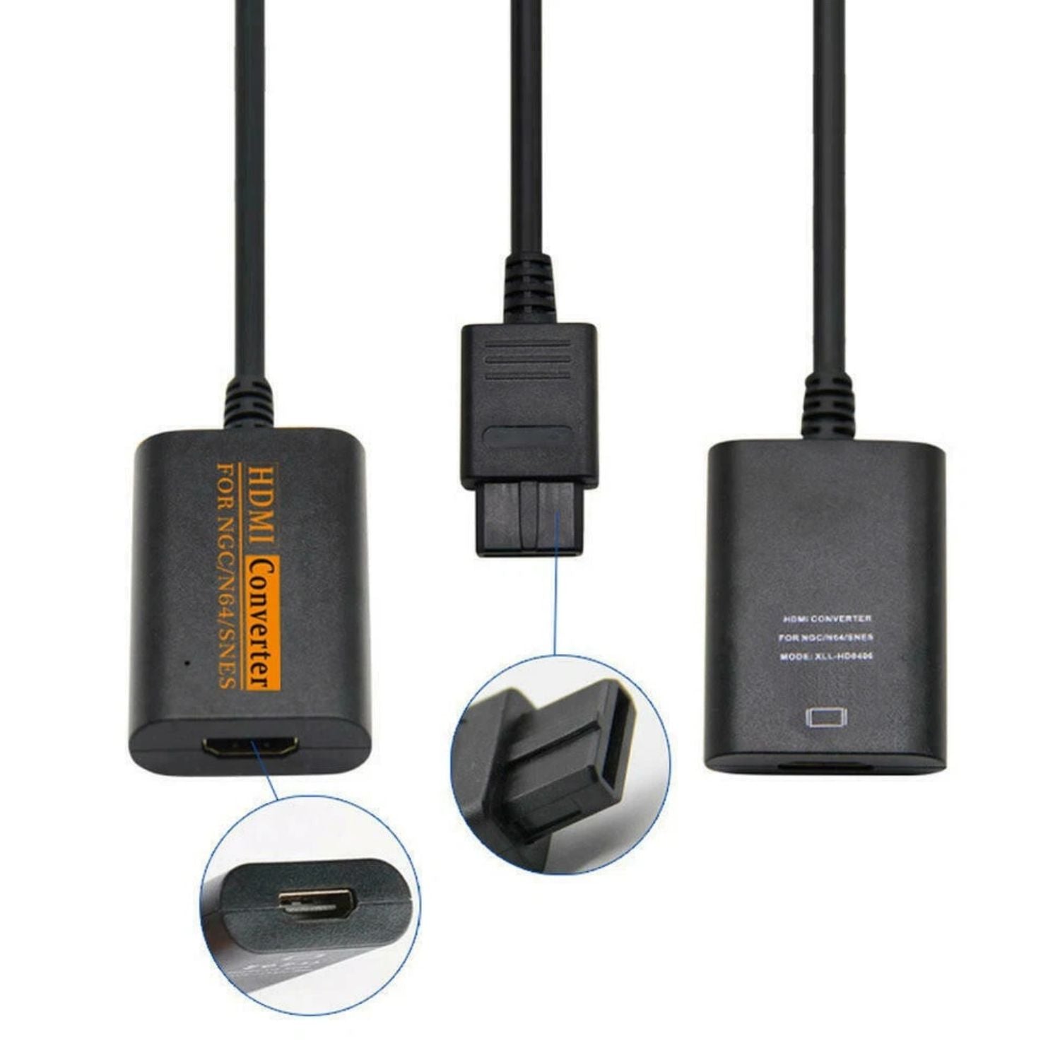 N64 to HDMI Converter Adapter HD Link Cable for GameCube SNES Nintendo