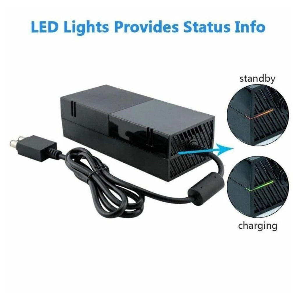 AC Adapter Power Supply Brick Charger for Xbox One Console with Cord Cable