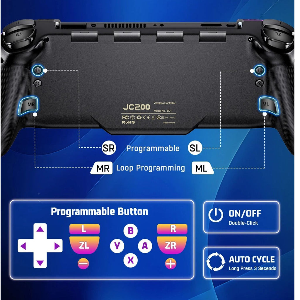 Nintendo Switch Handheld Grip Controller for Switch and OLED Remote Gamepad