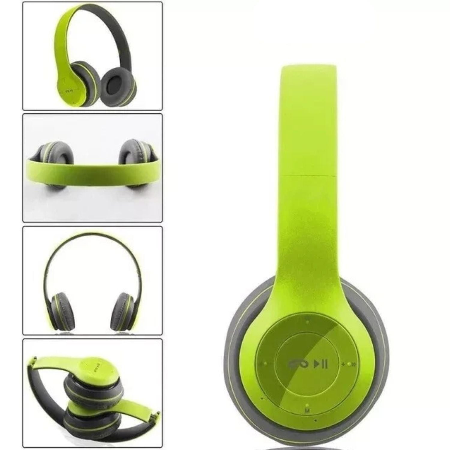 Wireless Bluetooth 5.0 Over-Ear Headphones with FM Radio and Mic