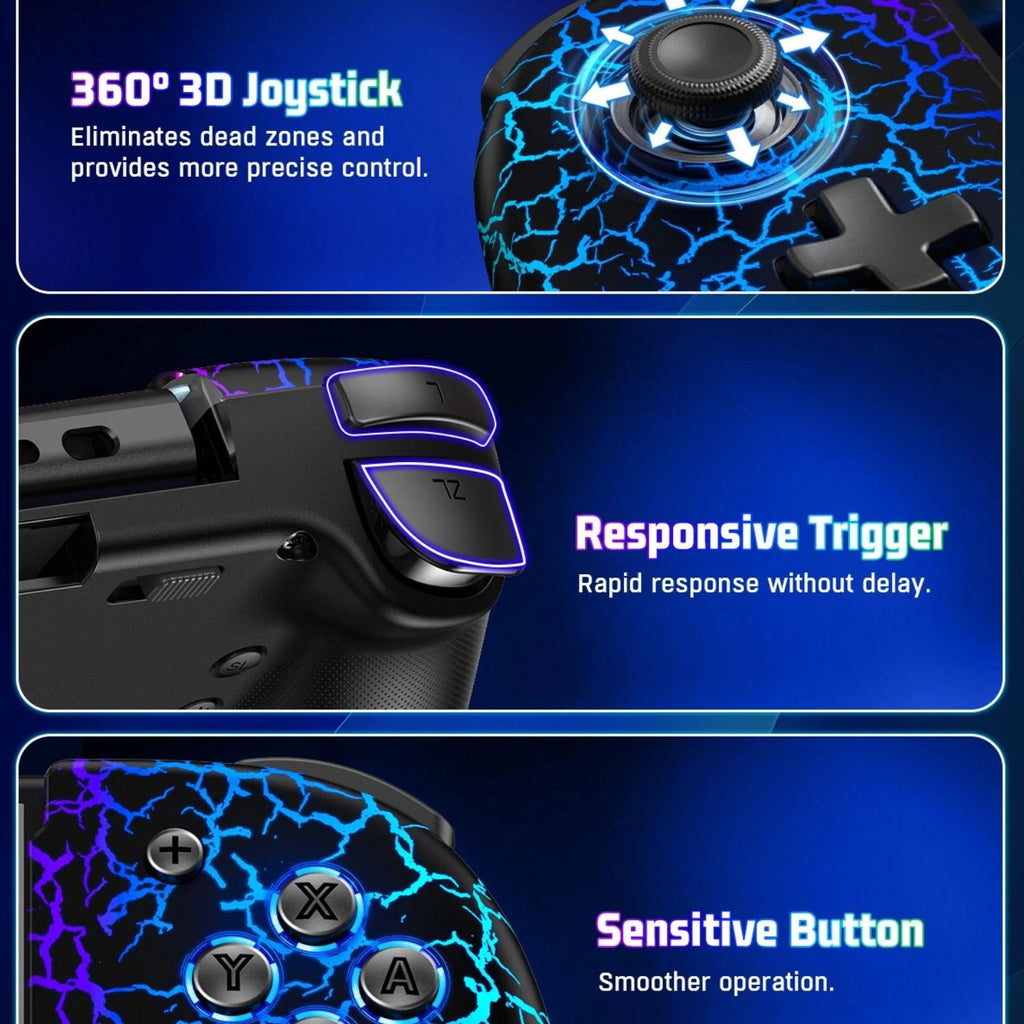 Nintendo Switch Handheld Grip Controller for Switch and OLED Remote Gamepad