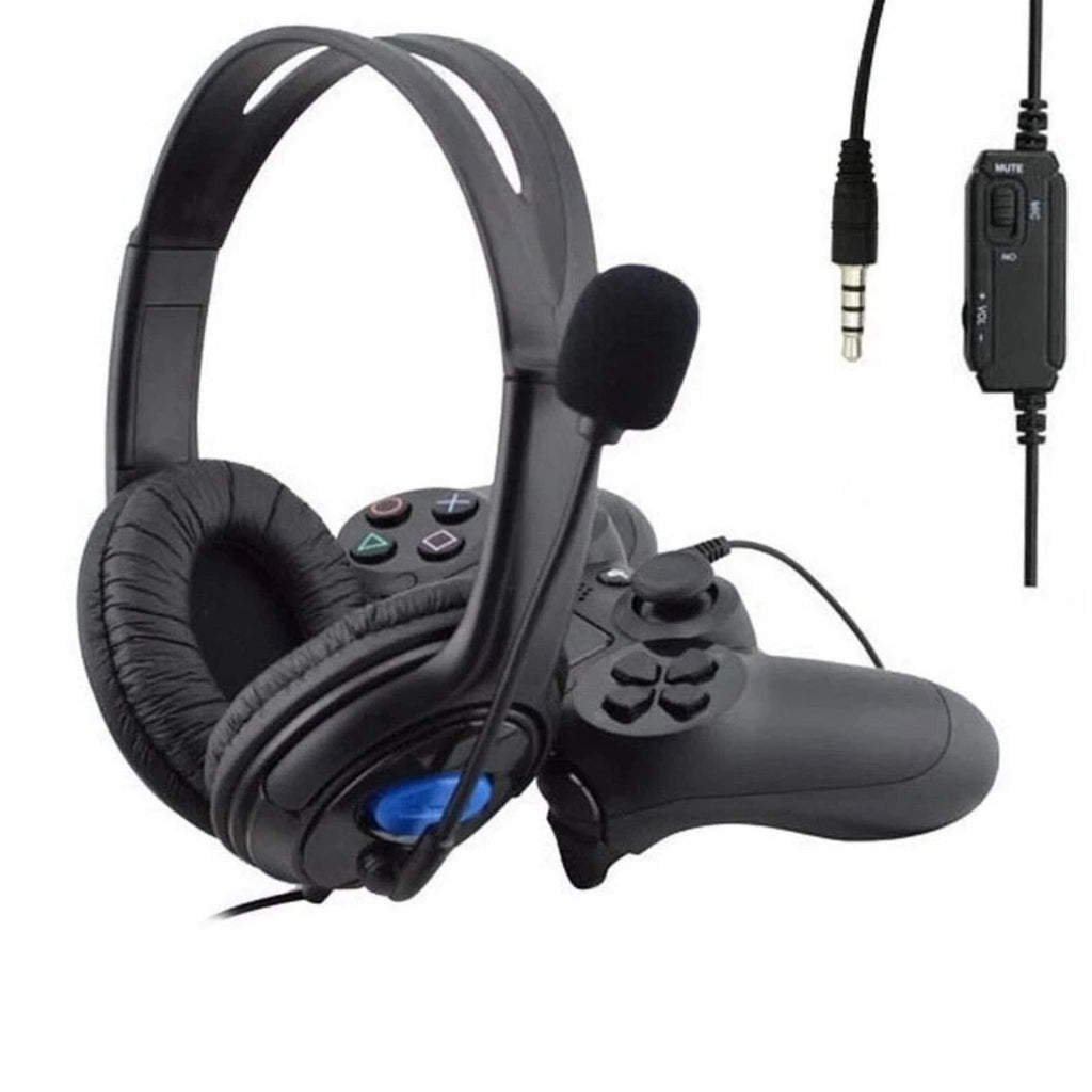 Stereo Wired Gaming Headset with Mic for PS4, PC and Laptop