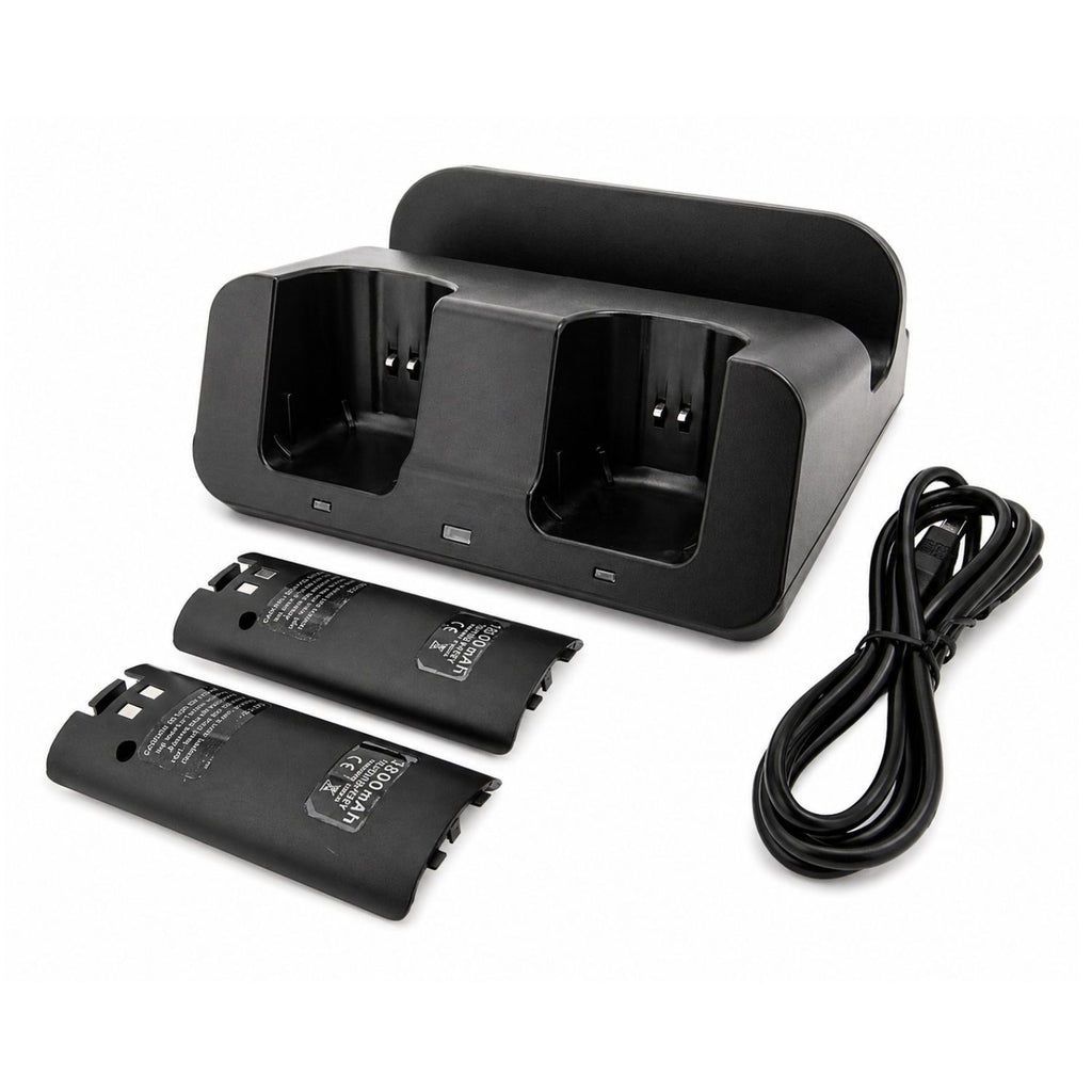 3-in-1 Charger Dock Station for Nintendo Wii U Gamepad and Remote Controllers