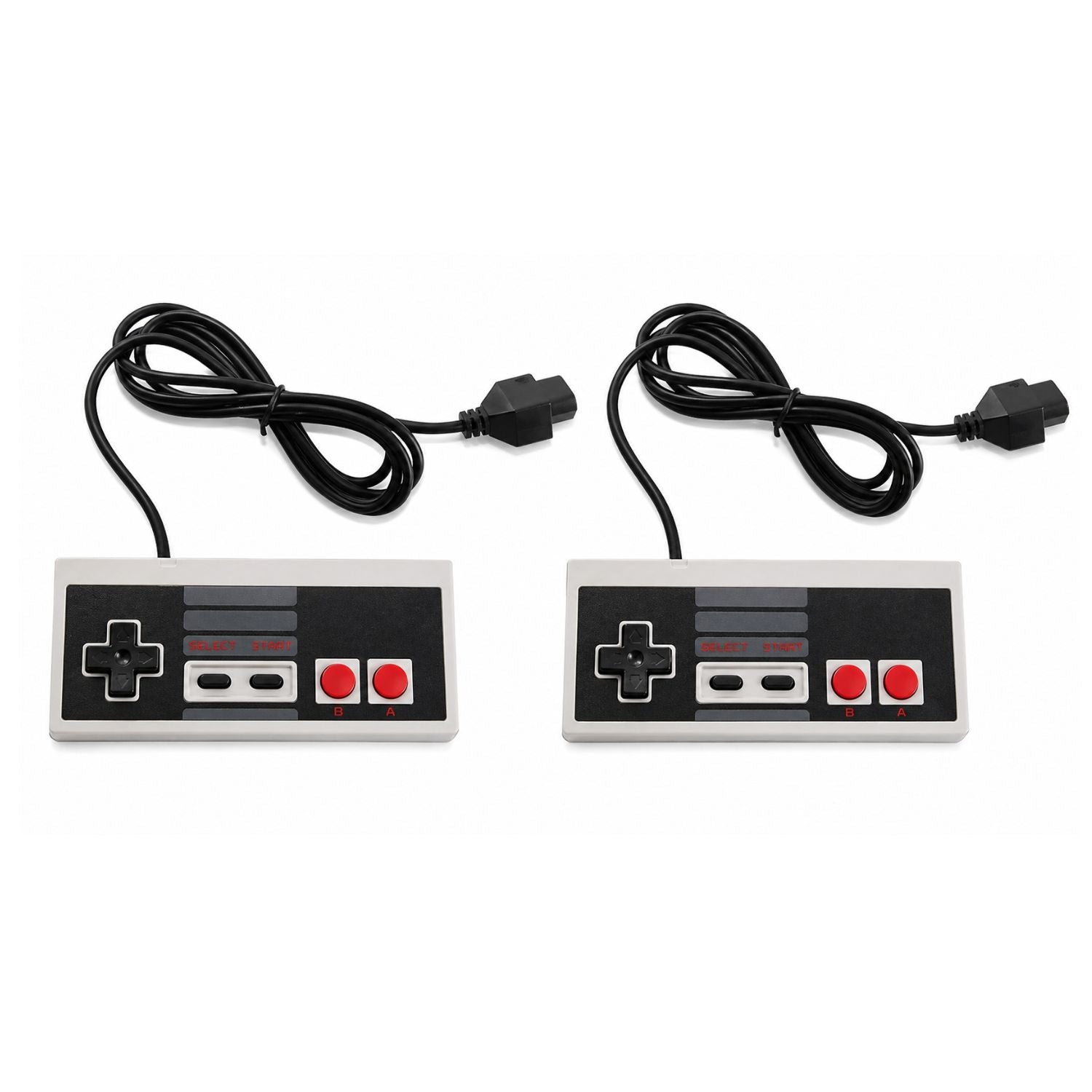 Wired Controller for NES-004 Original Nintendo NES Console Gamepad Pack of 2