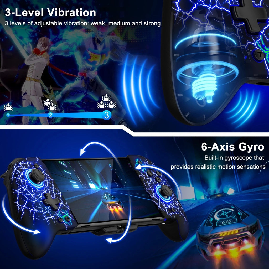 Handheld Grip Controller Gamepad for Nintendo Switch OLED Joy Con Joystick