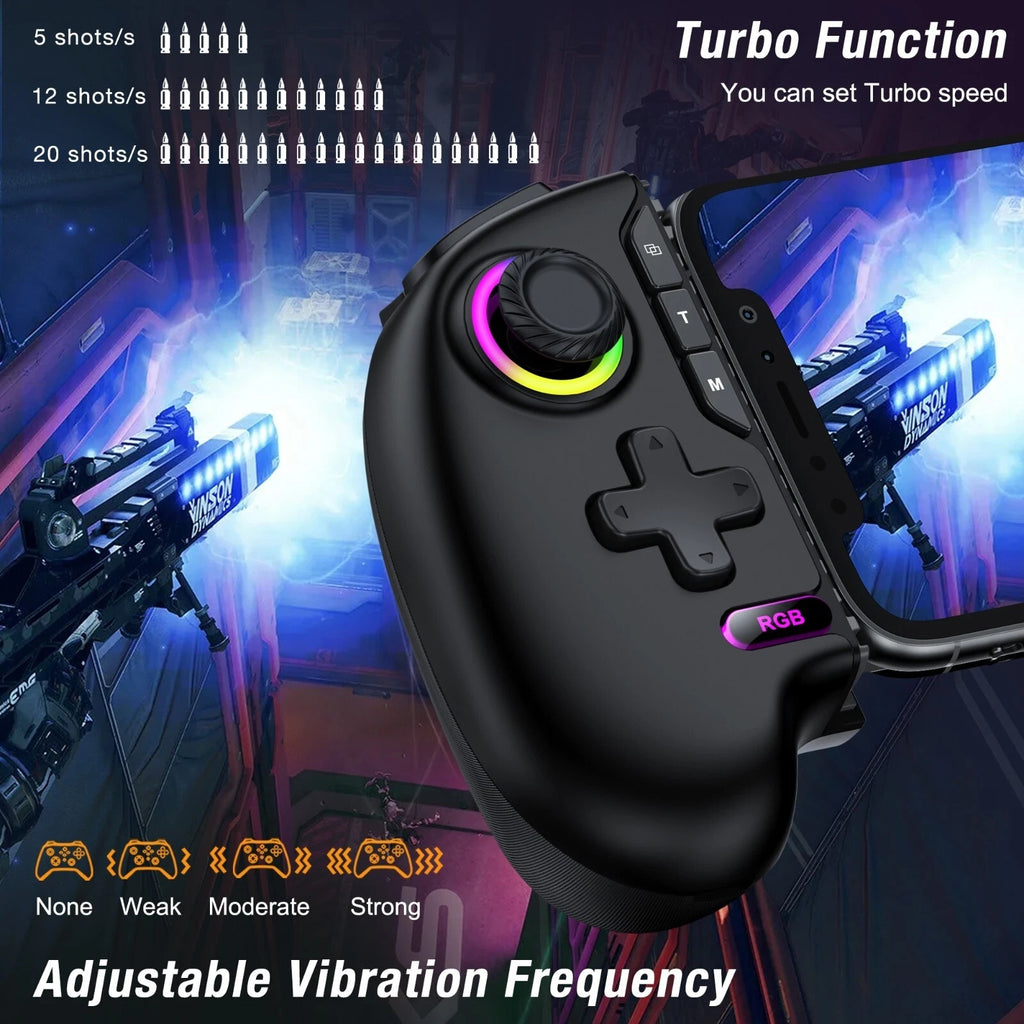 Wireless Mobile Gaming Controller for Android iPhone iOS Phone Gamepad