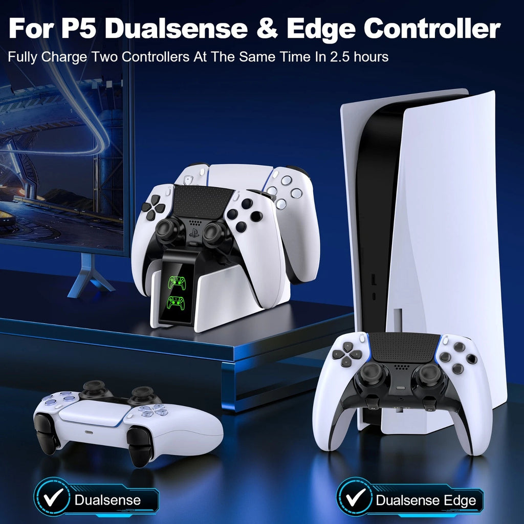 Wireless PS5 Controller Charging Station USB Charger Dock for DualSense PlayStation 5