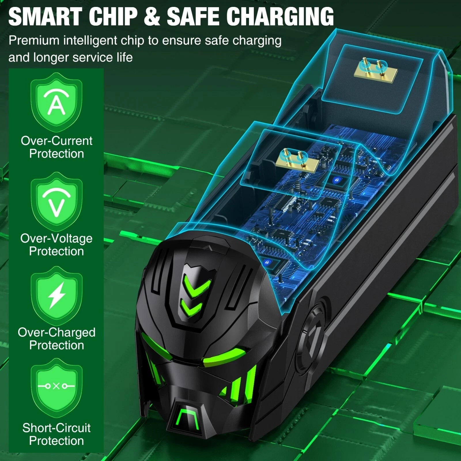 Rechargeable Battery Pack with Fast Charging Dock for Xbox Series X S Controller