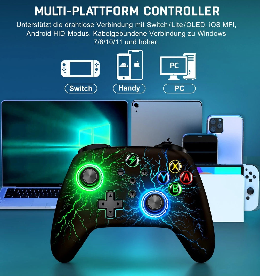 Wireless Switch Controller for Switch OLED Lite PC iOS Android Gamepad