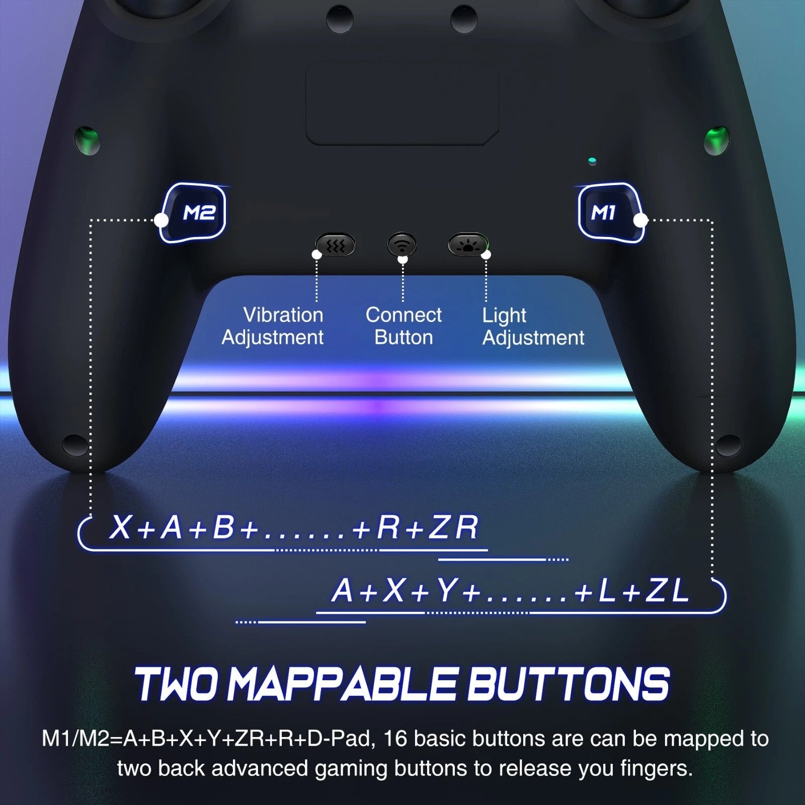 Pro Wireless Game Controller for Nintendo Switch OLED Bluetooth Gamepad