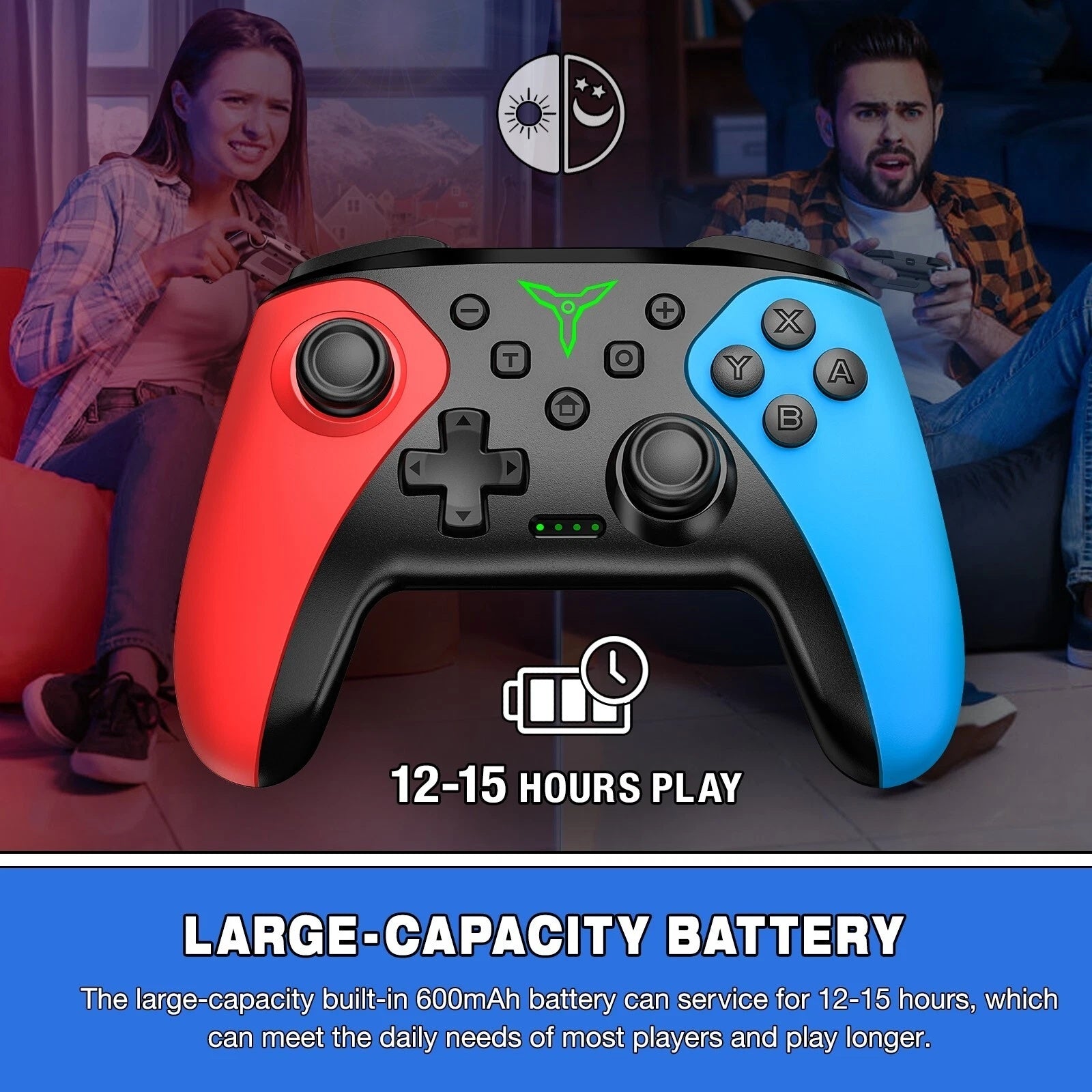 Bluetooth Wireless Controller for Nintendo Switch OLED Lite Gamepad Joystick