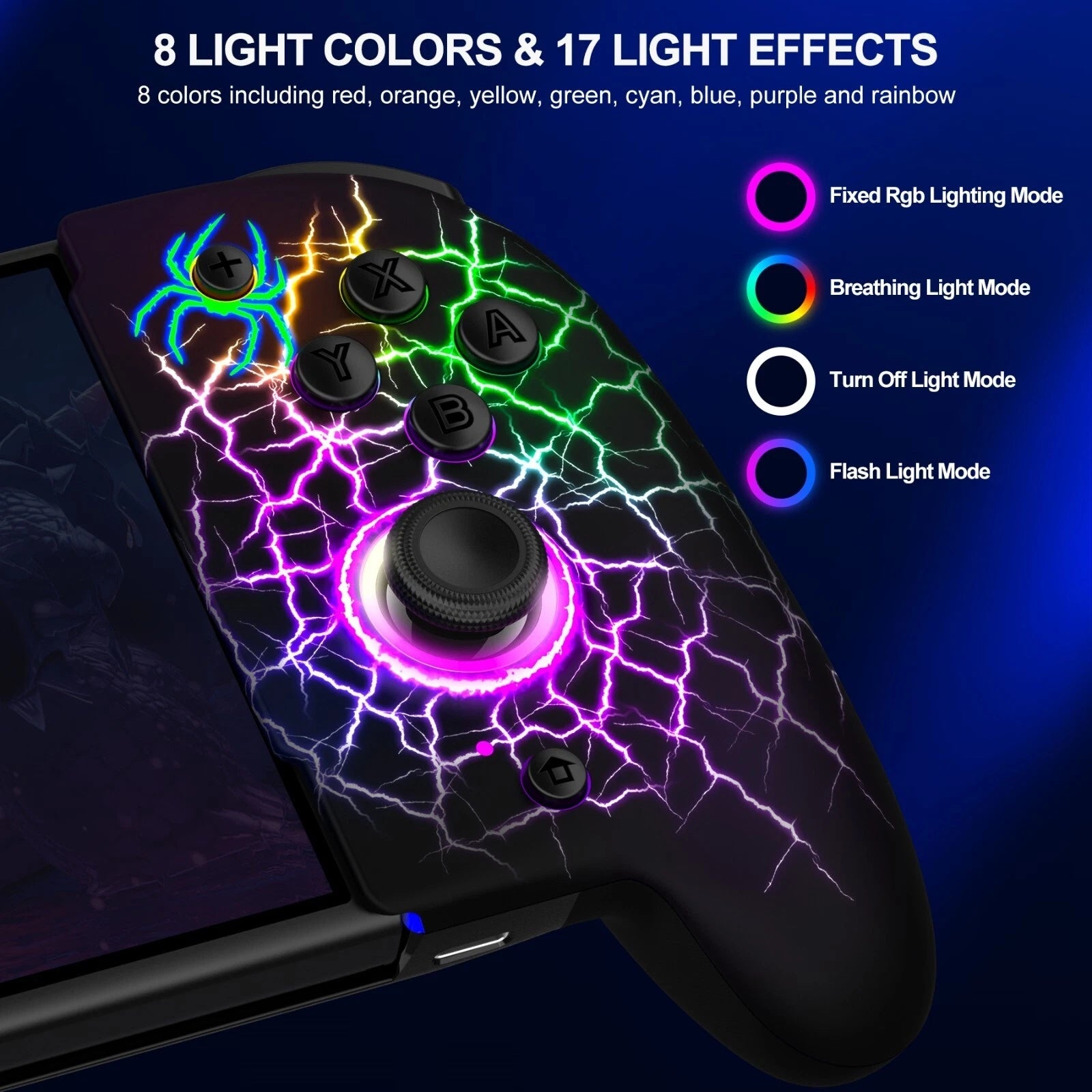Handheld Grip Controller Gamepad for Nintendo Switch OLED Joy Con Joystick